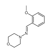 (E)-N-(2-methoxybenzylidene)morpholin-4-amine Structure