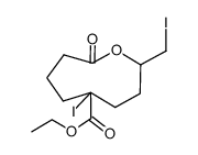 ethyl 5-iodo-2-(iodomethyl)-9-oxooxonane-5-carboxylate Structure