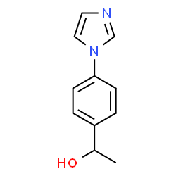 1-[4-(1H-IMIDAZOL-1-YL)PHENYL]-1-ETHANOL Structure