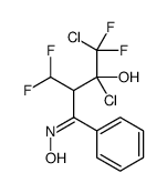 1,2-dichloro-3-(difluoromethyl)-1,1-difluoro-4-hydroxyimino-4-phenylbutan-2-ol Structure