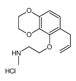 5-[2-(Methylamino)ethoxy]-6-allyl-1,4-benzodioxin Structure