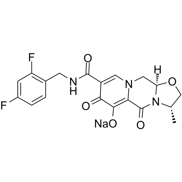 Cabotegravir Sodium structure