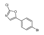 5-(4-bromophenyl)-2-chloro-1,3-oxazole Structure