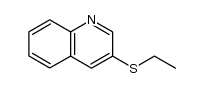 3-Ethylthioquinoline Structure