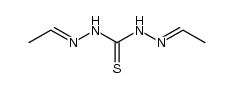 hydrazone diethylidine thicarbonohydrazide Structure