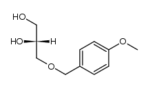 (R)-3-O-(4'-methoxybenzyloxy)-1,2-propanediol结构式