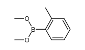 dimethoxy-o-tolyl-borane结构式