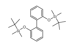 2,2'-biphenol bis(tert-butyldimethylsilyl) ether Structure