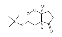 1-hydroxy-6-methyl-4-[(trimethylsilyl)methyl]-7-oxo-2,3-dioxabicyclo[4.3.0]nonane Structure