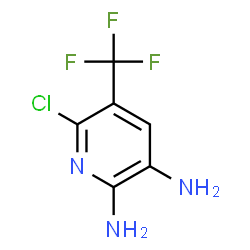 6-Chloro-5-(trifluoromethyl)pyridine-2,3-diamine Structure