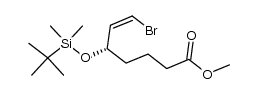 methyl 7-bromo-5(S)-[(tert-butyldimethylsilyl)oxy]-6(Z)-heptenoate Structure