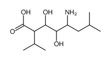 5-amino-3,4-dihydroxy-2-isopropyl-7-methyloctanoic acid结构式