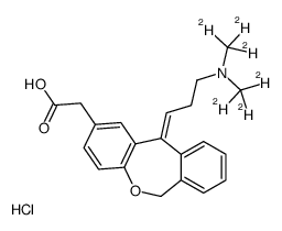 盐酸奥洛他定-d6结构式