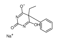 sodium,5-ethyl-5-phenylpyrimidin-3-ide-2,4,6-trione Structure