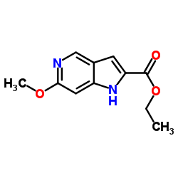 Ethyl 6-methoxy-1H-pyrrolo[3,2-c]pyridine-2-carboxylate Structure