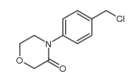 3-​Morpholinone, 4-​[4-​(chloromethyl)​phenyl]​结构式