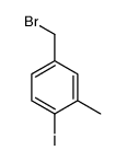 4-(Bromomethyl)-1-iodo-2-methylbenzene结构式