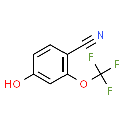 4-羟基-2-(三氟甲氧基)苄腈结构式