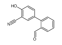 5-(2-formylphenyl)-2-hydroxybenzonitrile结构式