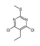 4,6-二氯-5-乙基-2-(甲基硫代)嘧啶结构式