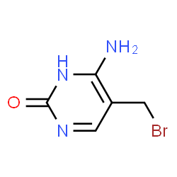 2(1H)-Pyrimidinone, 4-amino-5-(bromomethyl)- (9CI) Structure