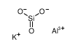 Potassium trialuminum trisilicon decaoxide dihydroxide structure