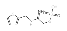 S-(2-Imino-2-((2-thienylmethyl)amino)ethyl) hydrogen thiosulfate structure