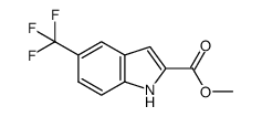 methyl-5-trifluoromethyl-1H-indole-2-carboxylate结构式