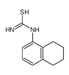 N-(5,6,7,8-TETRAHYDRO-1-NAPHTHALENYL)THIOUREA Structure