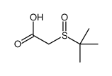 2-tert-butylsulfinylacetic acid Structure