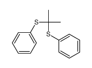 2,2-bis(phenylthio)propane Structure