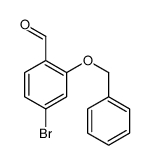 2-(苄氧基)-4-溴苯甲醛结构式