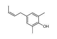 cis-4-Crotyl-2.6-dimethyl-phenol Structure