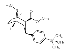 8-AZABICYCLO[3.2.1]OCTANE-2-CARBOXYLIC ACID, 8-METHYL-3-[4-(TRIMETHYL-STANNYL)PHENYL]-, METHYL ESTER, [1R-(EXO, EXO)]- picture