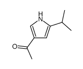 Ethanone, 1-[5-(1-methylethyl)-1H-pyrrol-3-yl]- (9CI) Structure