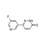 6-(5-氟吡啶-3-基)哒嗪-3(2H)-酮结构式