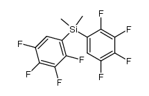 bis-(2,3,4,5-tetrafluoro phenyl) dimethyl silane结构式