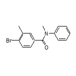 4-Bromo-N,3-dimethyl-N-phenylbenzamide Structure