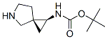 Carbamic acid, 5-azaspiro[2.4]hept-1-yl-, 1,1-dimethylethyl ester, cis- (9CI) Structure