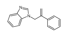 1-(2-phenylprop-2-enyl)benzimidazole结构式