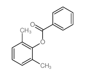 (2,6-dimethylphenyl) benzoate Structure