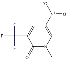 1-Methyl-5-nitro-3-trifluoromethyl-1H-pyridin-2-one Structure