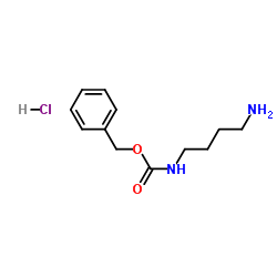 N-苄氧羰基-1,4-二氨基丁烷盐酸盐结构式