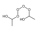 1-(1-hydroxyethylperoxyperoxy)ethanol结构式