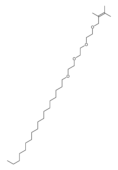 1-[2-[2-[2-(2,3-dimethylbut-2-enoxy)ethoxy]ethoxy]ethoxy]octadecane Structure