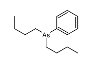 dibutyl(phenyl)arsane Structure