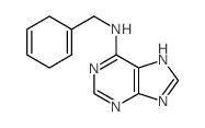 9H-Purin-6-amine,N-(1,4-cyclohexadien-1-ylmethyl)- structure