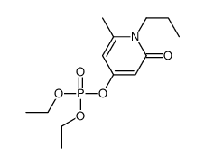 diethyl (2-methyl-6-oxo-1-propylpyridin-4-yl) phosphate Structure