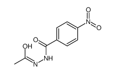 1-Acetyl-2-(4-nitrobenzoyl)hydrazine结构式