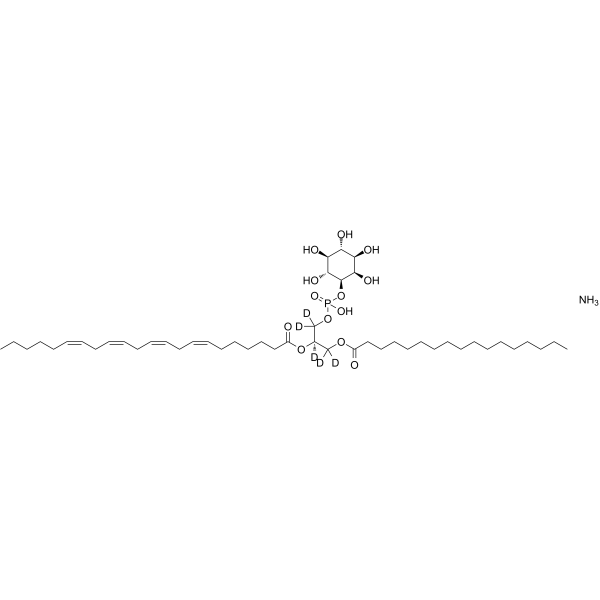 17:0-22:4 PI-d5 ammonium结构式